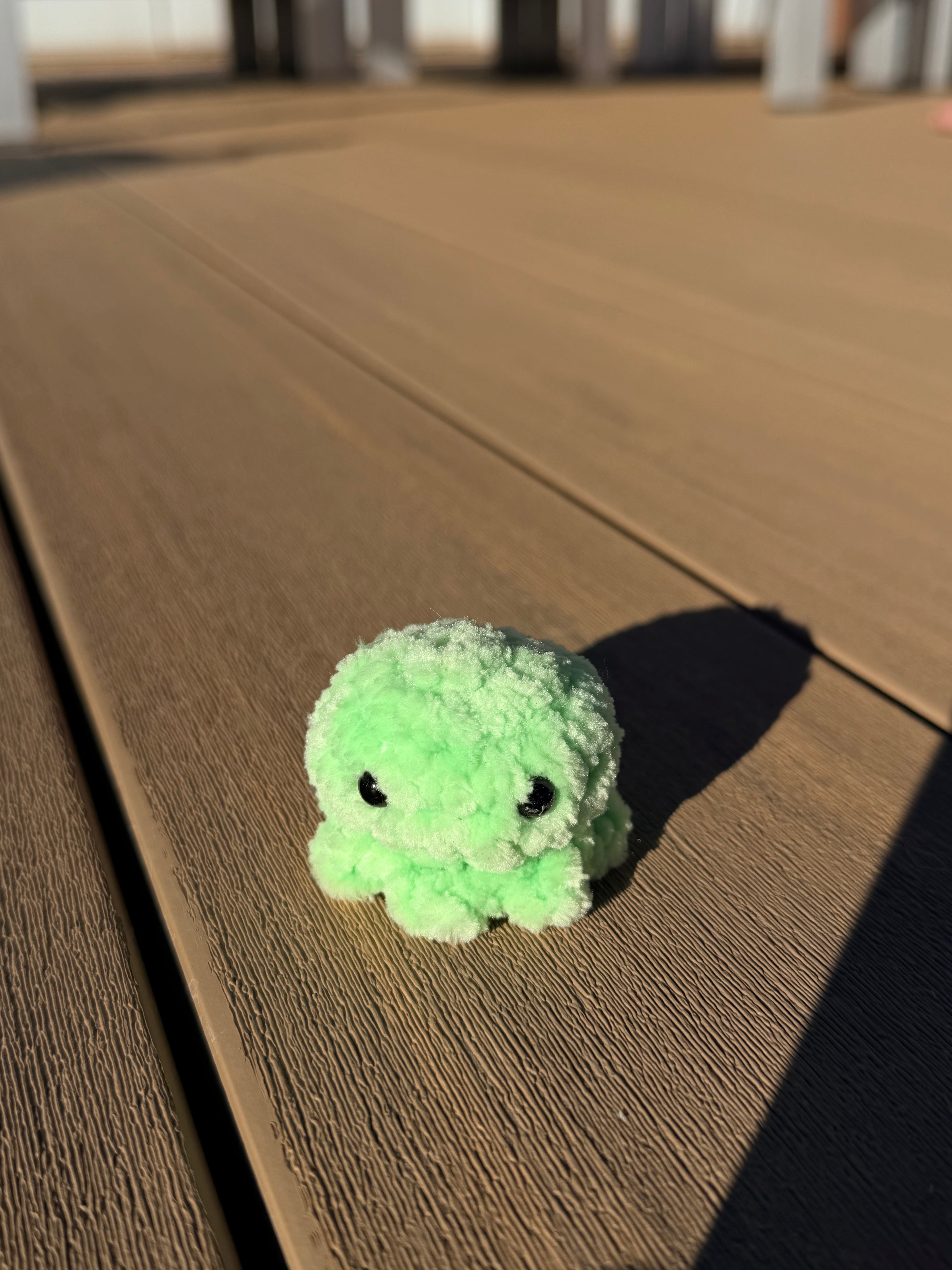 mini handmade crochet octopus