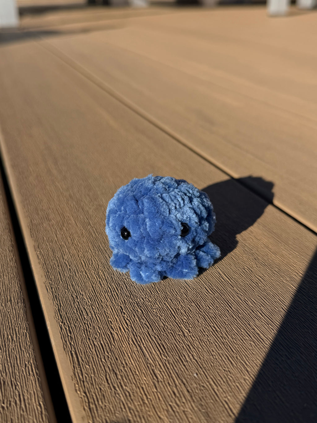 mini handmade crochet octopus