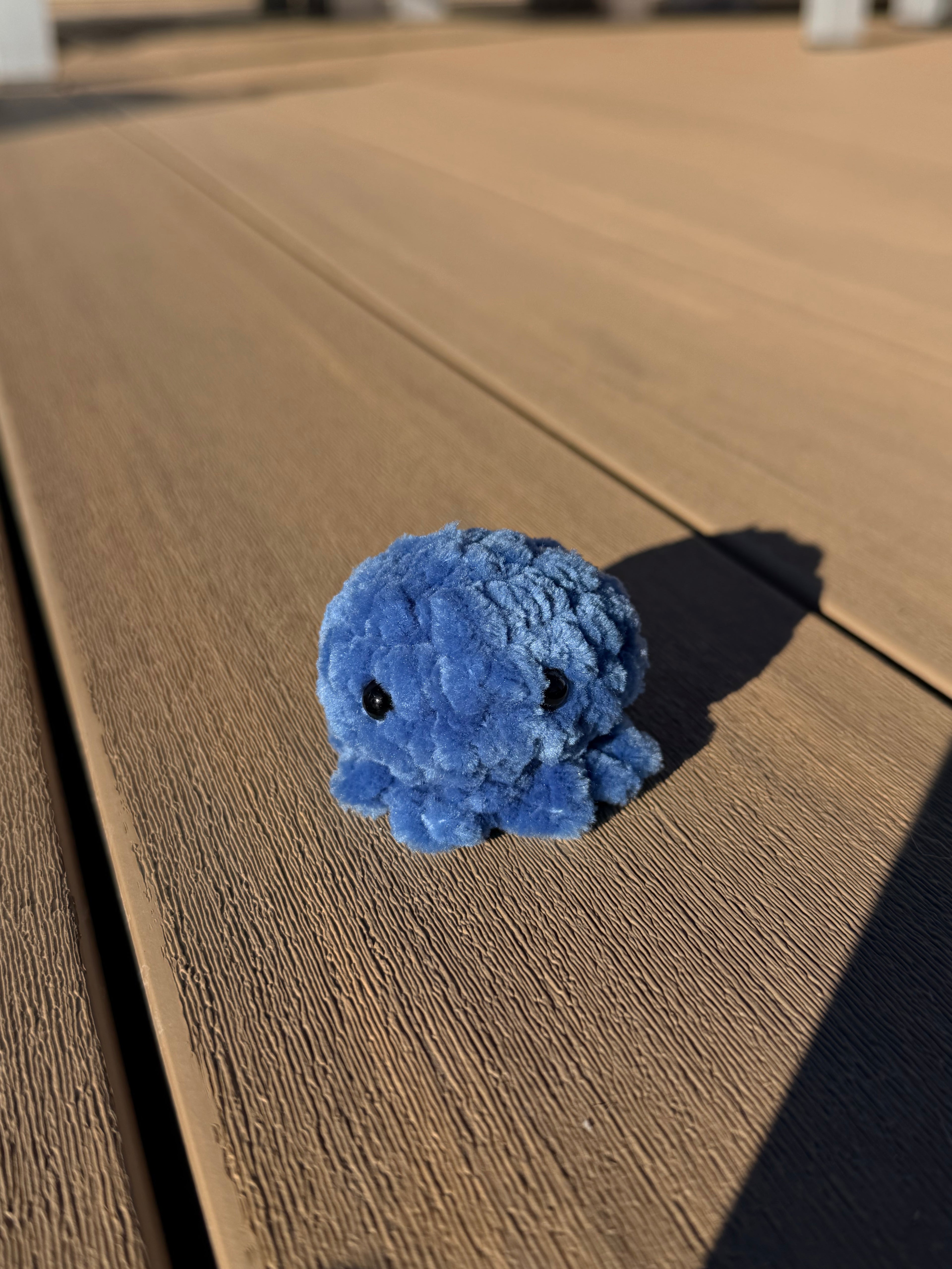 mini handmade crochet octopus